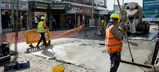 Obras en torno a la estación de Fcio. Varela